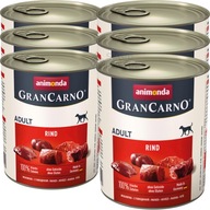 Animonda GranCarno Adult SET 6x800g Hovädzie