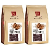 MK Cafe Fresh Supreme Strength Čerstvo upražená zrnková káva 2x1kg