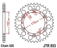 JT JTR853.40 ZADNÉ OZUBENÉ KOLO