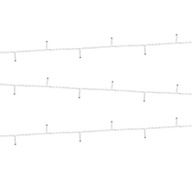 LED VIANOČNÉ LAMPY BIELE 10m 100 svetiel