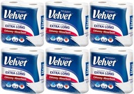 VELVET EXTRA ABSORBENT papierová kuchynská utierka x6