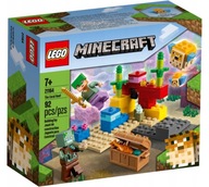 LEGO MINECRAFT BLOKY KORALOVÝCH Útesov 21164