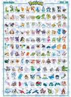 POKEMON - PLAGÁT HOENN POKEMON ANGLICKY (91,5X61)