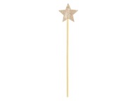 WAND s trblietkami Star - zlatá - PartyDeco