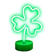 LED NEON CLOVER LUCKY USB/BATTERY lampa