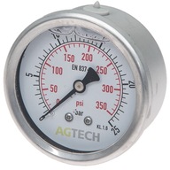 Glycerínový tlakomer G 1/4 0-25 BAR fi 63 AGTECH