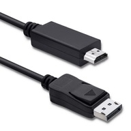 Qoltec DisplayPort samec | HDMI samec | 5 tis. | 2 m