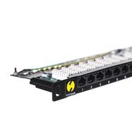 Netrack patch panel 19'' 24-port kat. 5e UTP, 0,5