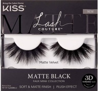 Kiss FAUX MINK Matte Black Matte Velvet mihalnice