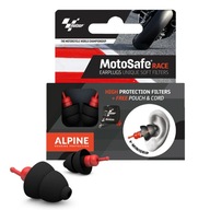 Zátkové chrániče sluchu ALPINE MotoSafe Race MotoGP Edition Black Red