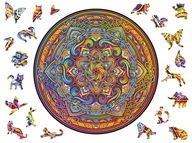 Prémiové 3D drevené puzzle pre dospelých Mandala Perfect Harmony XXL