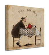 Sam Toft Čaj pre dvoch Nástenný obraz 40x40 cm