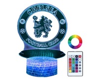 CHELSEA LOGO HERB LED 3D NOČNÁ LAMPA PRE DETI