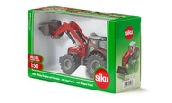 Siku 1985 Traktor Massey Ferguson s nakladačom, KOV, PREMIUM kvalita