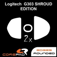 2 x klzáky CorePad Logitech G303 Shroud Edition