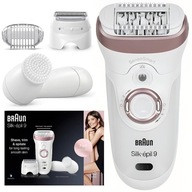 Braun Silk-epil 9 SES 9-855 Senso Smart epilátor + kefka na tvár