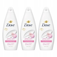 DOVE Essential Petal Soft sprchový gél 3 x 720 ml