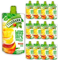 Tymbark Mousse 100% mango jablko banán 120 g 12 kusov