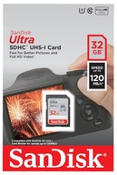 SANDISK Ultra SDHC pamäťová karta 32GB 120MB/s