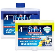 Tekutá zmes na čistenie umývačky riadu Finish 250 ml x2