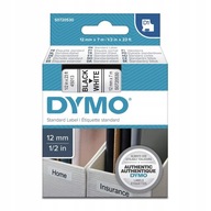 PÁSKA ORIGINÁL DYMO D1 12mm 7M 45013 S0720530 BK/W