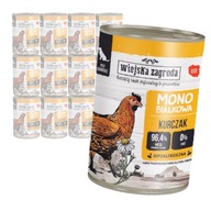 COUNTRY FARM BEZOBILNÉ MOKRÉ KRMIVO PRE PSA S KURAŤOM 12x400g