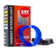 LED FIBER 24V AMBIENT TIR BUS MODRÁ 2m