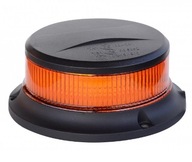 ZÁBLESKOVÁ LAMPA 12/24V ORANŽOVÁ LED na MAGNET