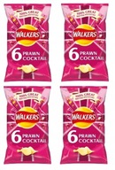 4x 150g WALKERS (LAY'S) Krevetové chrumky UK