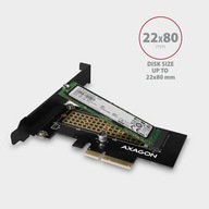 PCEM2-N Interný adaptér PCIe x4, 1x M.2 NVMe