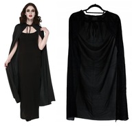 Black Cape pre Halloweenskeho čarodejníka upírov