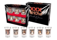 XXX SHOW - sada 6 pohárov 35ml pánske