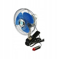 Chrómový ventilátor 12V 6'' s klipom