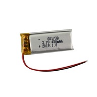 LiPo 801738 batéria 3,7 V 450 mAh POS Bluetooth