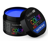 EXCELLENT PRO BUILDER GEL BUILDING GEL NEON BLUE ELECTRIC BLUE 15 g