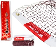 PROFESIONÁLNA SIEŤ NA BADMINTON, WISH NYLON, 6 m x 0,76 m