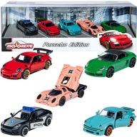 SET KOVOVÝCH AUTÍČKOV PORSCHE, PRUŽINY, 5 VOZIDIEL