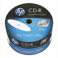 HP CD-R 700 Mb 50 ks Potlačiteľné pre tlač