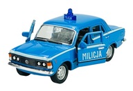 WELLY FIAT 125P BIG FIAT MILITIA BLUE 1:34 LEGENDY NOVÉHO MODELU PRL