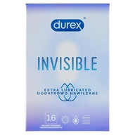 DUREX Invisible Extra zvlhčené kondómy 16 ks