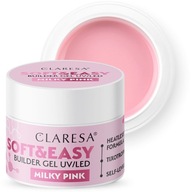 Claresa gél na stavbu nechtov MILKY PINK 45g