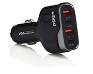 RÝCHLA NABÍJAČKA DO AUTO QC 3.0 2xUSB 2xUSB C