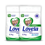 Lovela Family prací prášok biely 2,1 kg x2