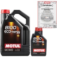 MOTUL 8100 ECO-NERGY 0w30 A5/B5 Volvo Honda 6l