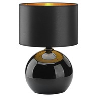 PALLA Nočná lampa Black Gold Tienidlo 50 cm Stolná stolná lampa kancelárska