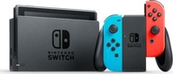 Nintendo Switch V2 červená a modrá