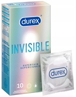 Durex Invisible Super tenké kondómy 10 kusov