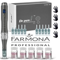 Dr Pen M8-W Dermapen Ultima + 10 náplní, 5x Farmona Trycho