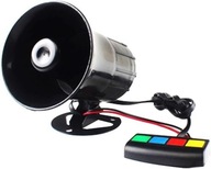 LXRYP Black 30W 12V 4 Sound Horn Speaker Sire