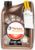 TOTAL QUARTZ 5000 DIESEL 15W40 - 5L